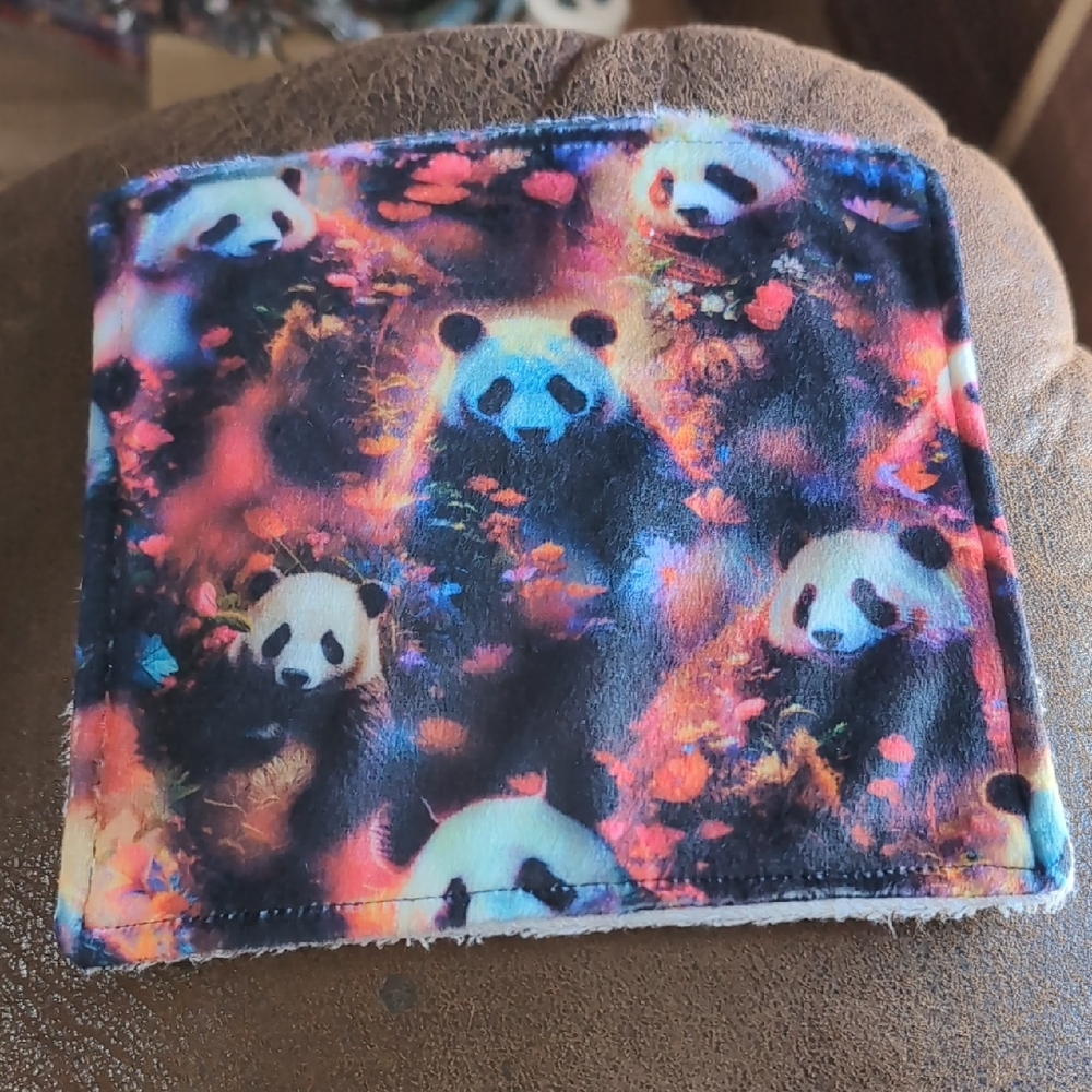 🍁Panda Floral Washcloth